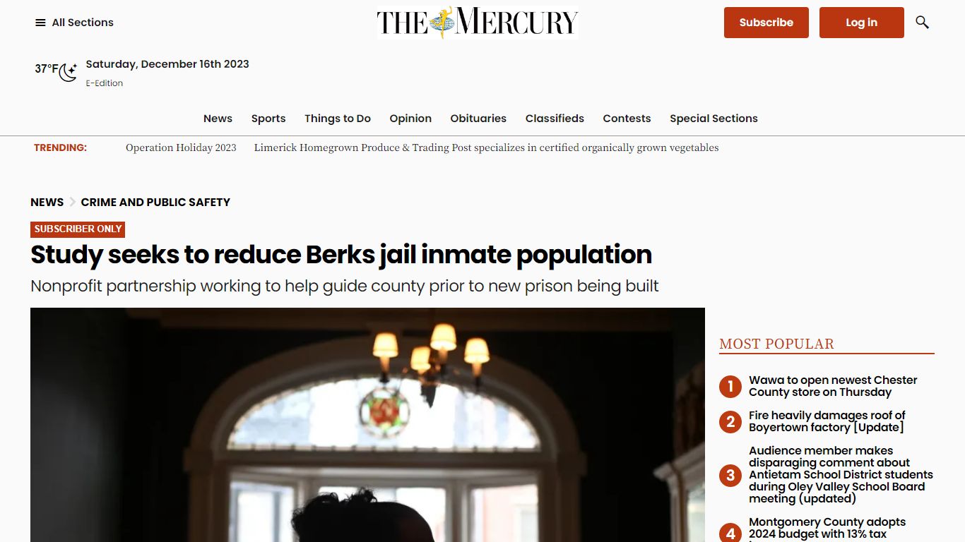 Study seeks to reduce Berks jail inmate population